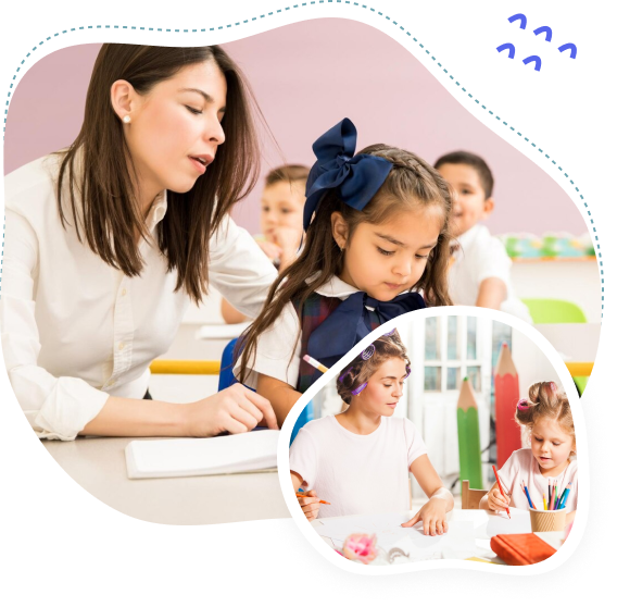 Educators engaging with children in a classroom setting, representing the best preschool environment in Seven Hills where learning is nurturing and interactive.