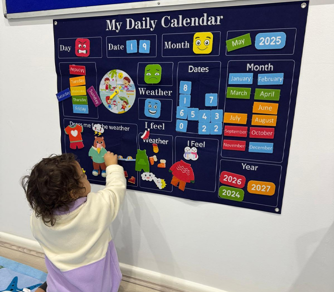 weather education at our kindergarten for toddlers in Seven Hills
