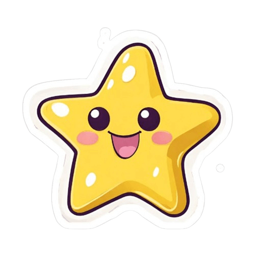 Cute Smiling Star Design Sticker for Sale by Jordananne11 removebg preview 1